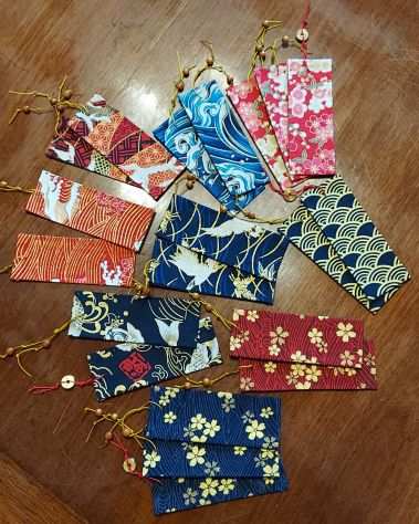 Segnalibri in stoffa giapponese artigianali