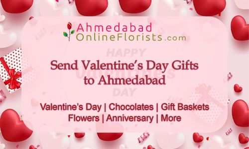 Send Valentines Day gifts to Ahmedabad with online delivery