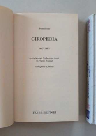 SENOFONTE - Ciropedia Vol. 1 amp 2