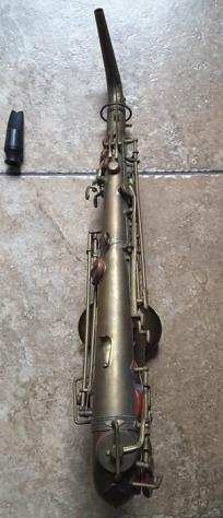 Senza Marca - Sax Contralto a due portavoce 1940 circa da museo - Sassofoni