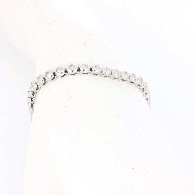 Senza Prezzo di Riserva - Bracciale - 18 carati Oro bianco - 1.20 tw. Diamante (Naturale)