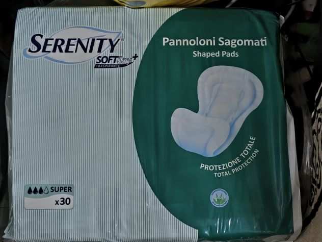 serenity soft dry e lines pannoloni 30 pezzi