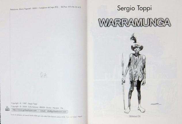 Sergio Toppi - artbook quotWarramungaquot  1 serigrafia firmata - P.A. - - 1 Album - Prima edizione - 2004