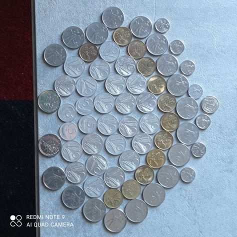 serie di monete conio lire
