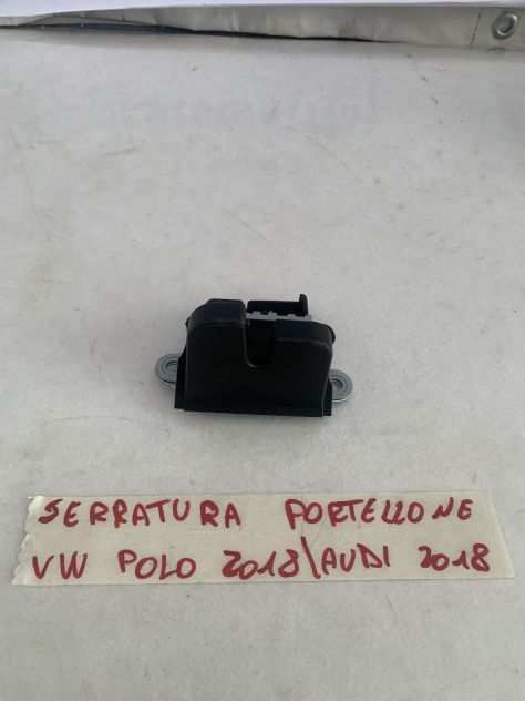 Serratura portellone vw polo  audi 2018