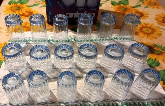 Set 18 bicchieri Pasabahce colorati blu