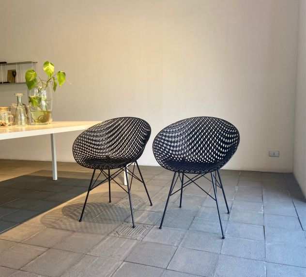 set 2 sedie SMATRIK KARTELL casa ufficio studio cucina tavolo