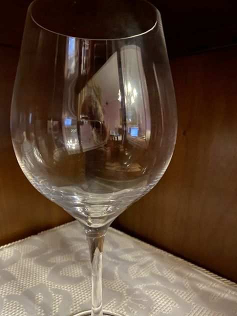 set 6 balloon per degustazione vino rosso in cristallo