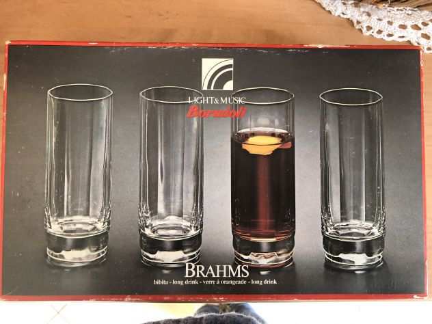 Set bicchieri da bibita in vetro