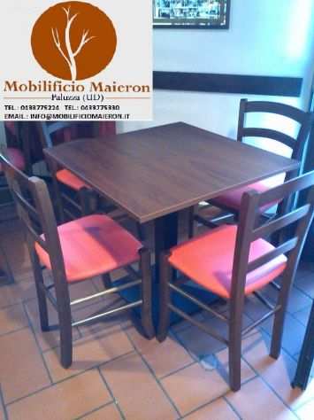 Set Biella Sedie e Tavoli Per Arredamento Bar Ristorante Pizzeria Pub