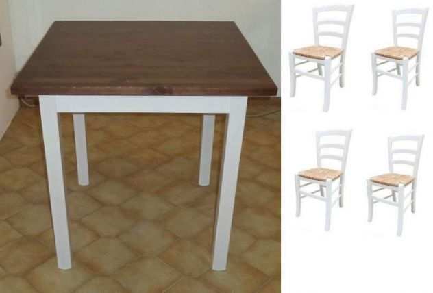 Set cod 131 Sedie e Tavoli Arredamento Pub Bar Ristorante Shabby