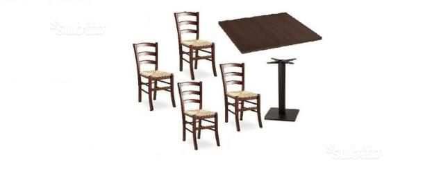 Set completi tavoli e sedie ristoranti pub pizzerie cod 112