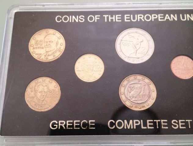 Set Completo di Monete Greche Euro 2002 - 2006 - 8pz
