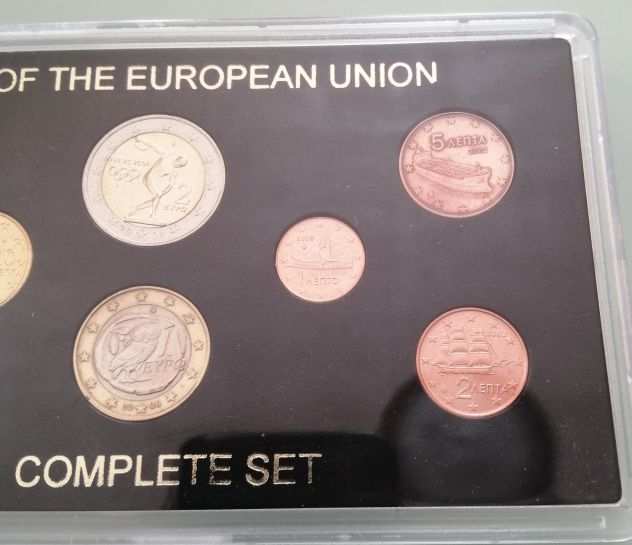 Set Completo di Monete Greche Euro 2002 - 2006 - 8pz