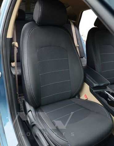 Set Coprisedili su misura per Hyundai Sonata (LF) (2014-2019)EcopelleAlcantara