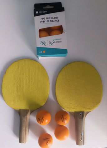 Set da Ping Pong NUOVO 2 Racchette e 6 palline  Grande Omaggio