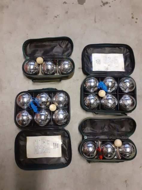 Set di bocce petanque in metallo quotBuffaloquot