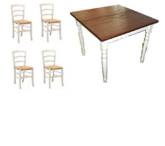 Set Milano Cod102 Sedie e Tavoli Arredamento Ristorante Bar Shabby