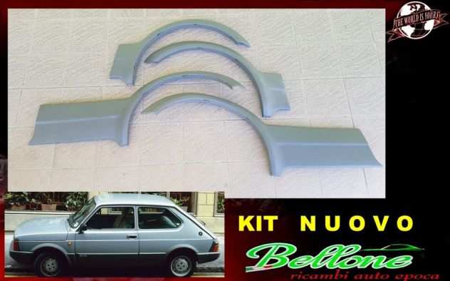 Set modanature parafanghi Fiat 127 terza serie nuove