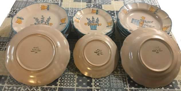 Set nr. 6 Piatti in ceramica CAS Vietri Lotto 880 -1980
