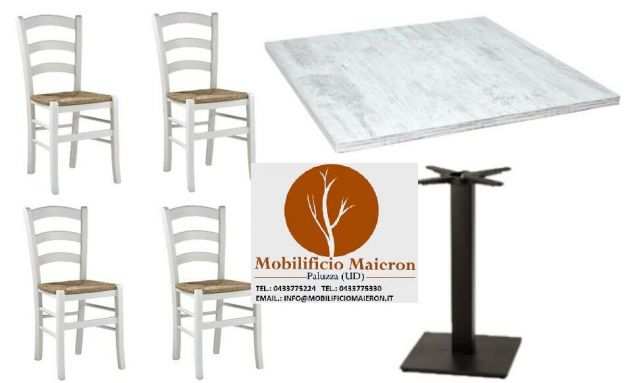 Set Torino Tavoli Sedie cod513 Arredamento Ristorante Bar Pub Pizzeria Nuovi