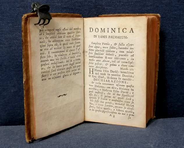 (Settecentina Liturgia MINUSCOLO) OFFICIUM HEBDOMADAElig SANCTAElighellipVenezia, 1793