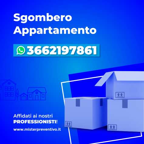 Sgombero Appartamento Pavia - Veloce ed economico