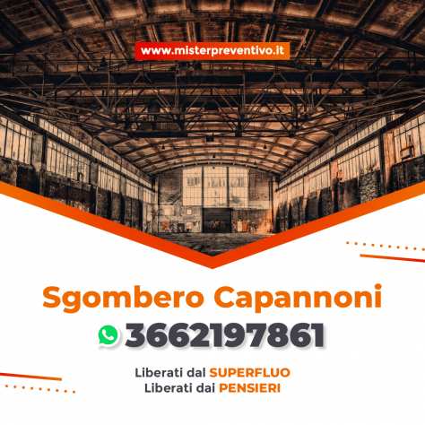 Sgombero Capannoni Monza - Gratis o a pagamento