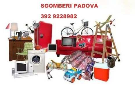 Sgombero gratis case appartamenti garage soffitte 392 9228982 Padova e dintorni