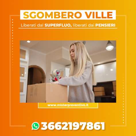 Sgombero Ville Bergamo - Gratis o a pagamento
