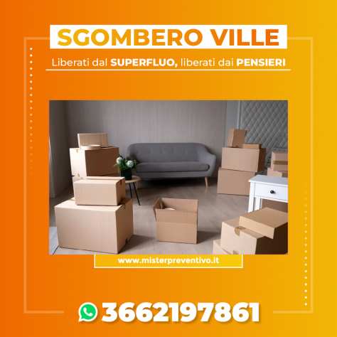 Sgombero Ville Pavia - Veloci, Professionale ed Economici