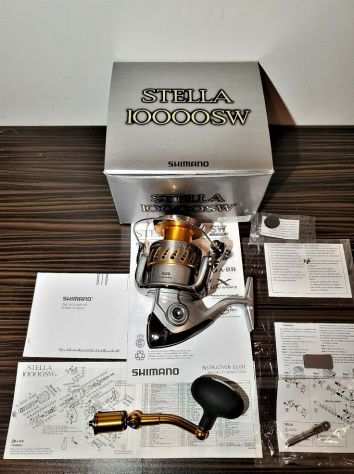 SHIMANO STELLA 10000 SW, acqua salata, mulinello da pesca.