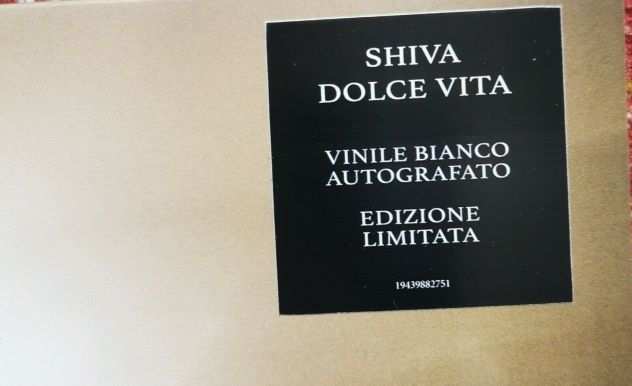 Shiva - Dolce Vita (Vinile BIANCO INTENSO) AUTOGRAFATO