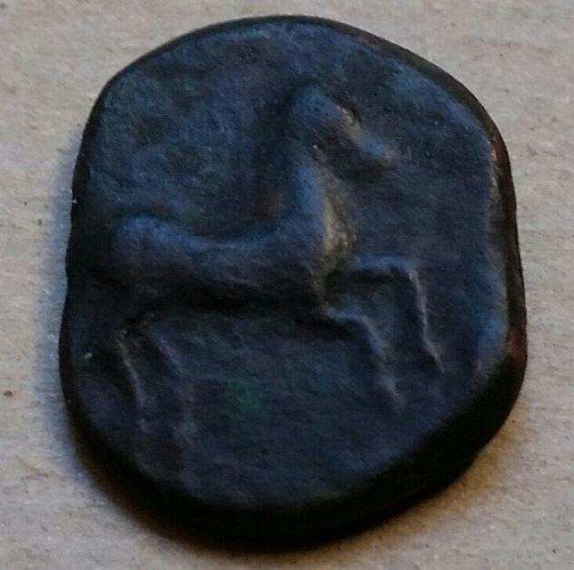 Sicilia, Solunto. piccolo bronzo 300-250 A.C.