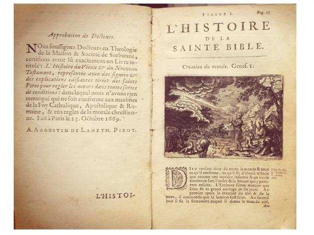 Sieur de Royaumont - LHistoire du Vieux et du Nouveau Testament, avec des explications eacutedifiantes - 1680