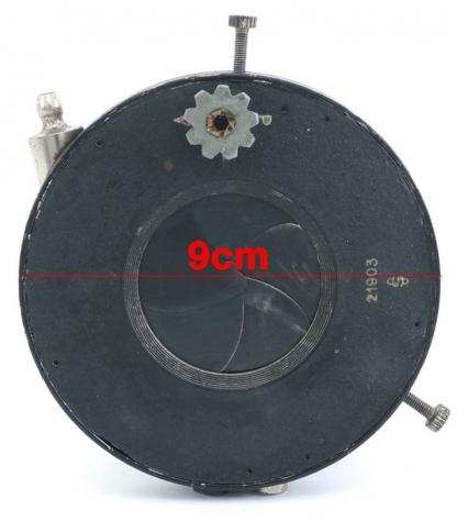 Silens pneumatic shutter otturatore pneumatico diameter lens 45mm working. Otturatore