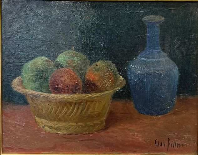 Silvio Polloni pittore quadro olio su tavola