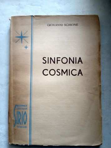 SINFONIA COSMICA DI GIOVANNI SCIMONE ED. SIRIO 1954