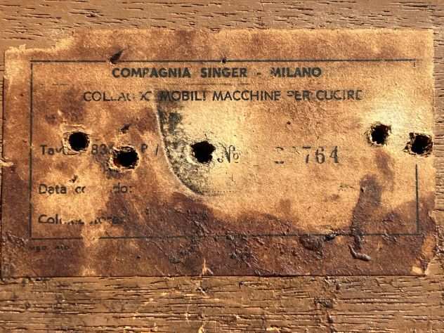 Singer tavola multistrato per macchina da cucire vintage