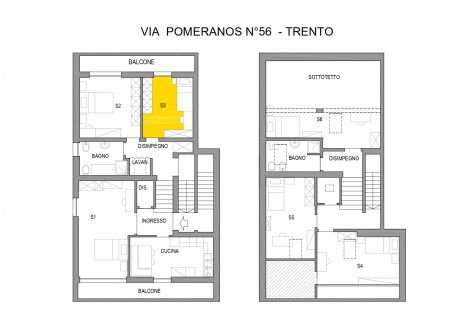 Singola con grande armadio TNPMR56-AS3