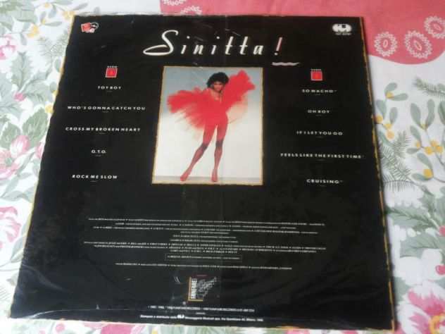 SINITTA  Lp 1a Stampa Italia 1988 NUOVO cellophanato