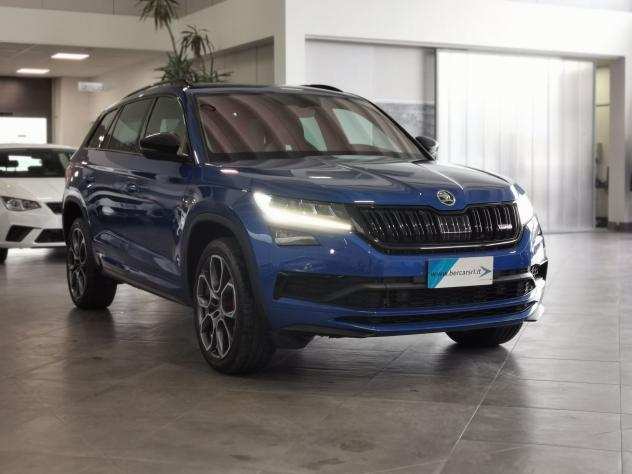 Skoda Kodiaq 2.0 BiTDI SCR 4x4 DSG RS7 POSTIRADIO DABSEDILI RISCALDATITELECAMERA