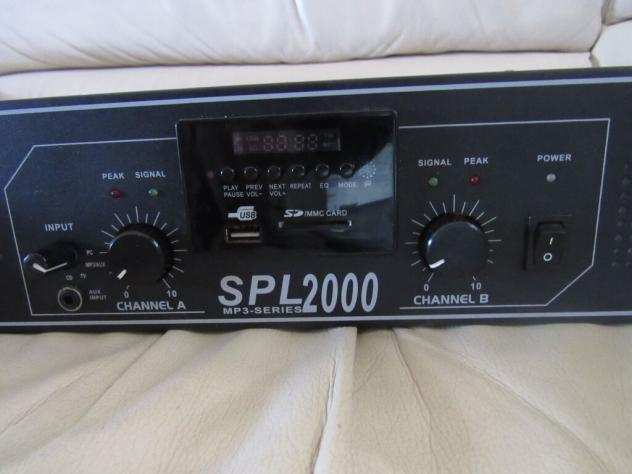 Skytec Spl-2000 MP3-SERIES Amplificatore Hi Fi E Skytec Spl-2000 MP3-SERIE Usato