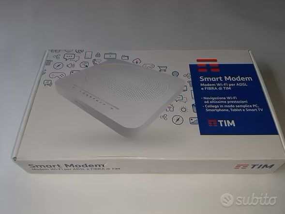 Smart modem Wi-Fi per ADSL e Fibra di TIM