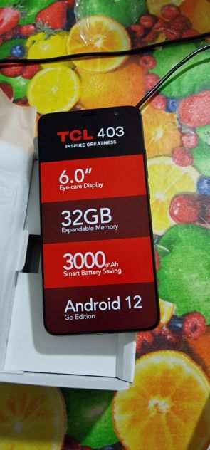 Smartphone telefono TCL 403 nuovo Dual sim android