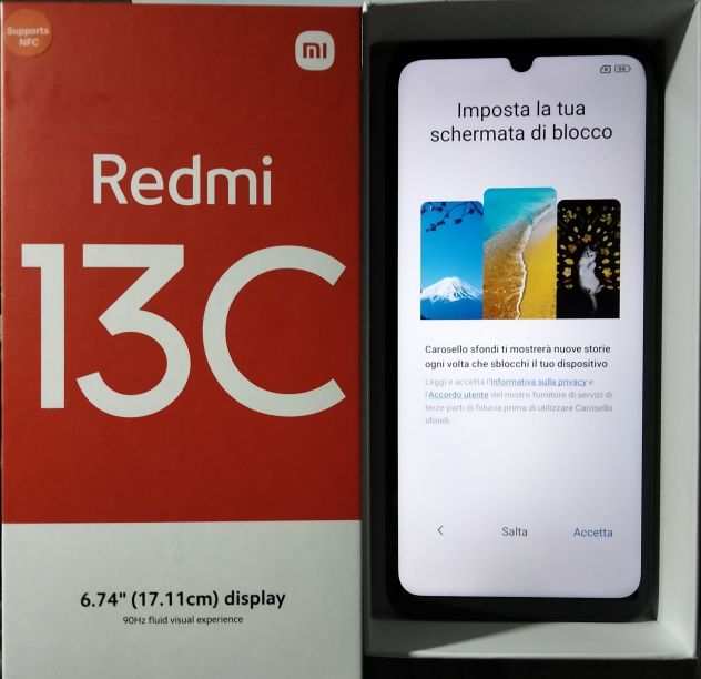 Smartphone Xiaomi Redmi 13C nuovo