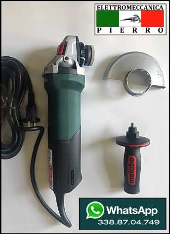 SMERIGLIATRICE ANGOLARE W 12-125 QUICK LIMITED EDITION METABO V220-240 W1250