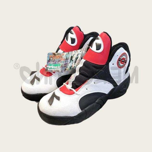 Sneakers vintage diadora mouse street bianche nere rosse nuove con scatola Taglia 45