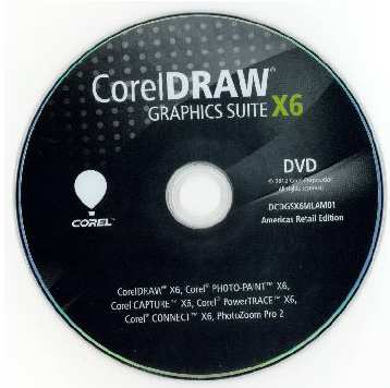 Software di grafica professionale Corel Draw, varie versioni