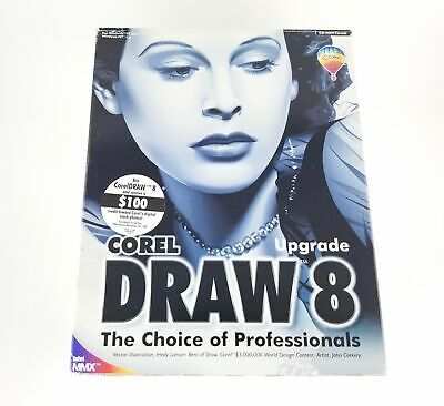 Software di grafica professionale Corel Draw, varie versioni